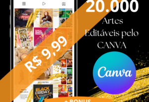 Eu vou Vender 20 mil artes editáveis no canva