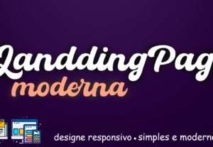 Eu vou fazer uma landing page para você.