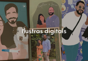 Eu vou sua ilustração digital minimalista
