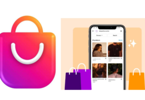 Eu vou Fazer sua loja do Instagram ter à sacolinha
