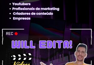 Eu vou Editar seu Vídeo e promover sua marca