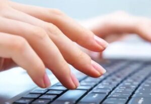Eu vou digitar textos ou transcrever áudios