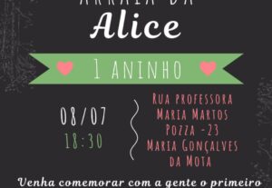 Eu vou criar arte para seus convites, flyers e outros.