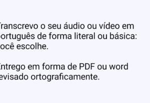 Eu vou Transcrever áudios e vídeos em português
