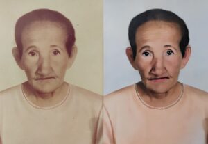 Eu vou restaurar e colorir sua foto antiga