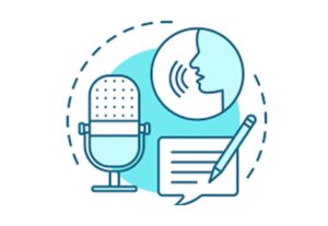 Eu vou fazer transcrição e digitação de textos.