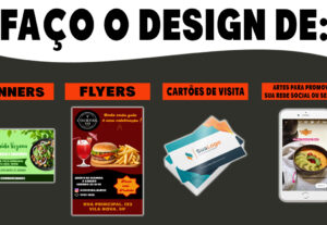 Eu vou fazer um design criativo para o seu banner ou flyer