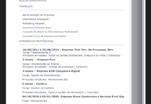 Eu vou oferecer meus serviços de digitação.