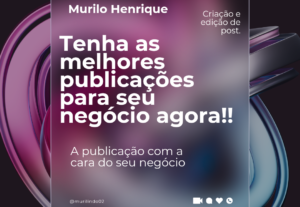Eu vou Criar uma publicação incrível para seu negócio