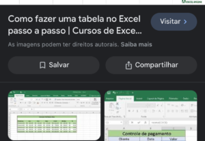 Eu vou fazer uma planilha de controle do seu negócio