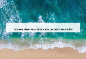 Eu vou fazer digitação e transcrição com muita agilidade.