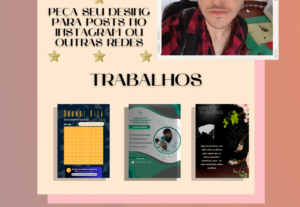 Eu vou fazer uma arte/desing no canva para sua rede social.