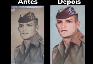 Eu vou fazer a restauração de suas fotos antigas.