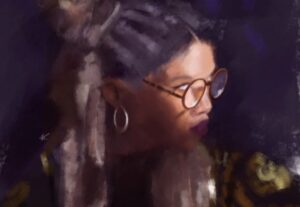 Eu vou criar um retrato seu personalizado no meu estilo