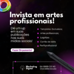 Eu vou fazer logotipos e artes profissionais