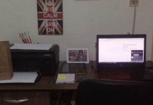 Eu vou Ser a sua escritora ou digitadora.