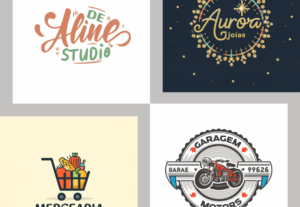 Eu vou criar logos para sua marca e estabelecimento.
