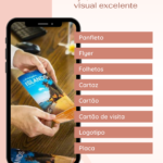 Eu vou criar arte para o visual da sua marca
