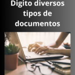 Eu vou editar, digitar e formatar textos para você