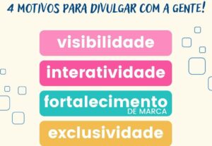 Eu vou criar logo, posts, vídeos e digitar textos