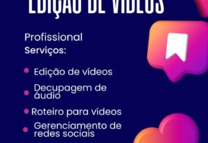 Eu vou editar vídeos impactantes para redes sociais