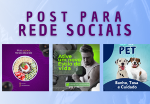 Eu vou criar posts para sua rede social