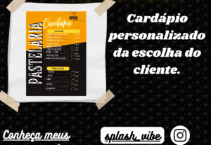 Eu vou fazer O seu cardápio personalizado