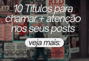 Eu vou  ser a sua Social Media.