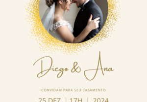 Eu vou criar convites, cartões de visita e menus.