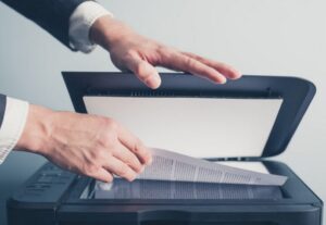 Eu vou digitalizar documentos, digitar textos