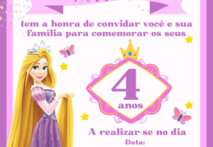 Eu vou criar o seu convite digital.