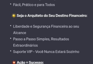 Eu vou criar uma coppy de sucesso para o seu produto