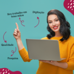 Eu vou fazer Digitação de texto em português
