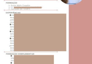 Eu vou digitar seu texto pronto, criar currículo e convite.