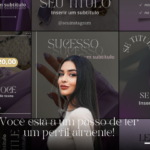 Eu vou fazer suas artes para posts no Instagram.