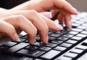 Eu vou digitar textos e transcrever áudios.