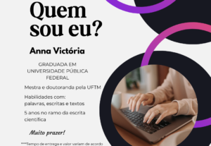 Eu vou digitar, traduzir, transcrever, revisar, criar texto