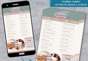 Eu vou criar seu cardápio profissional em 24horas