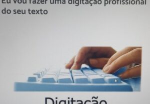 Eu vou Fazer a digitação de texto, Escrita de Artigo Revisão...