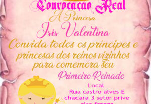 Eu vou fazer o seu convite de aniversario