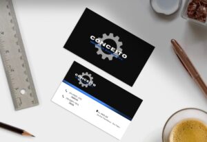 Eu vou fazer  logotipos e cartões de visita para sua empresa