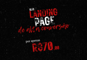Eu vou fazer seu site, landing page ou ecommerce
