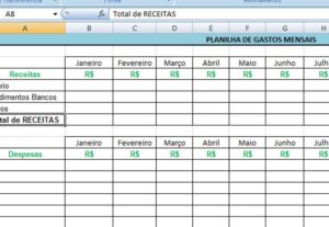 Eu vou criar uma planilha excel para você