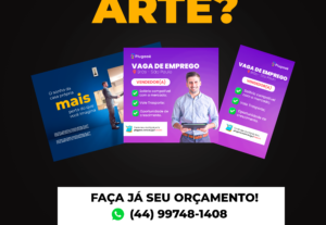 Eu vou criar uma arte/criativo para o seu negócio