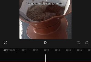 Eu vou fazer edições pelo CapCut para você.