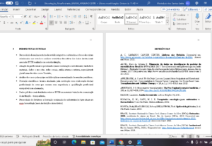Eu vou criar/formatar seu documento no formato abnt