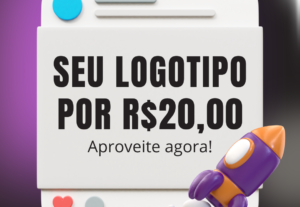 Eu vou criar sua logomarca do seu jeito