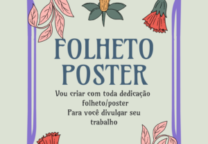 Eu vou Criar seu folheto/poster para divulgar seu serviço