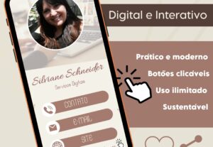 Eu vou criar um cartão de visitas digital e clicável.