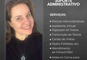 Eu vou digitar, transcrever e corrigir textos.
